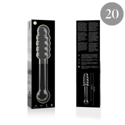 Nebula Series By Ibiza - Modèle 20 Gode En Verre Borosilicate Clair 20.5 Cm -O- 3 Cm